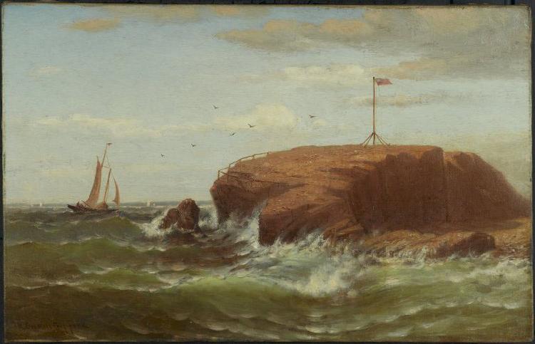 Robert Swain Gifford Seconnet Rock, New Bedford, Massachusetts France oil painting art